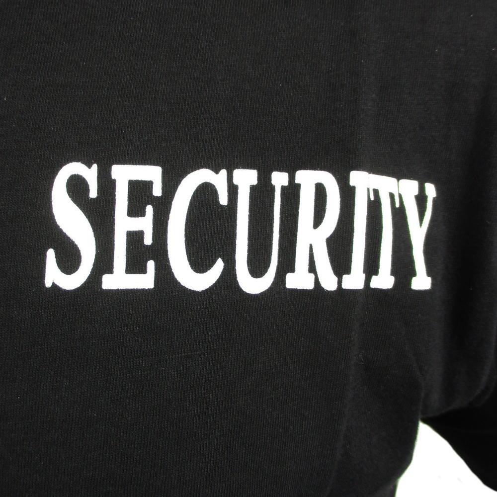Black Security T-Shirt - Image 3