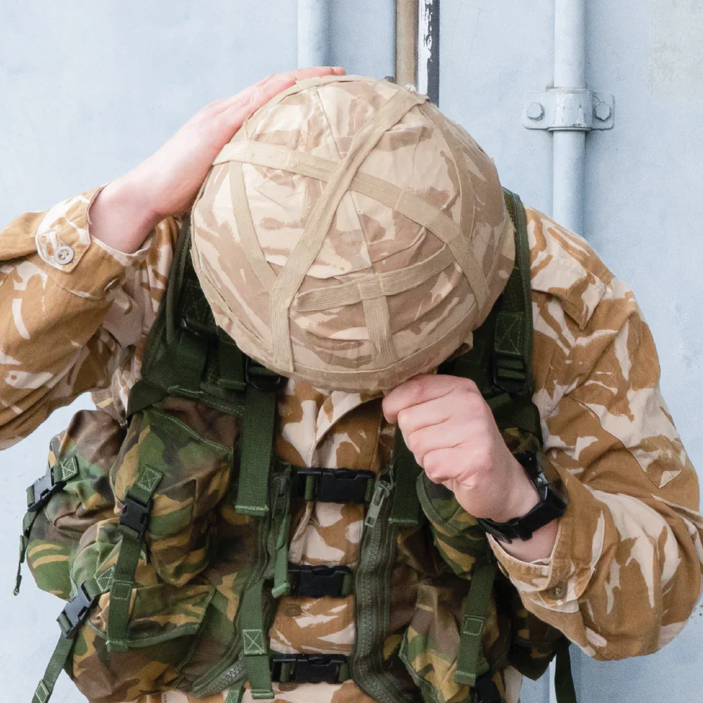 British Army Desert Helmet Cover - Image 6
