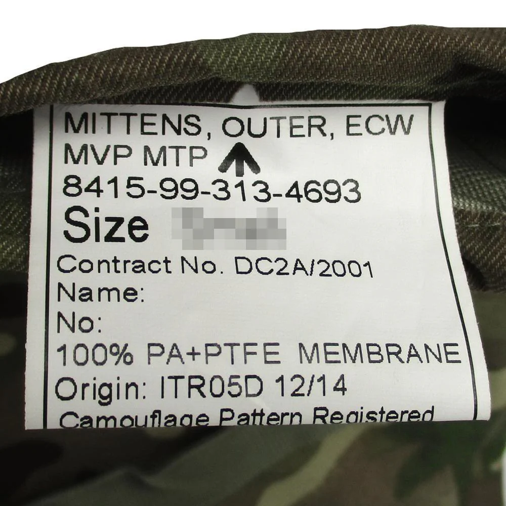 British Army MTP Extreme Cold Weather Mittens - Image 4
