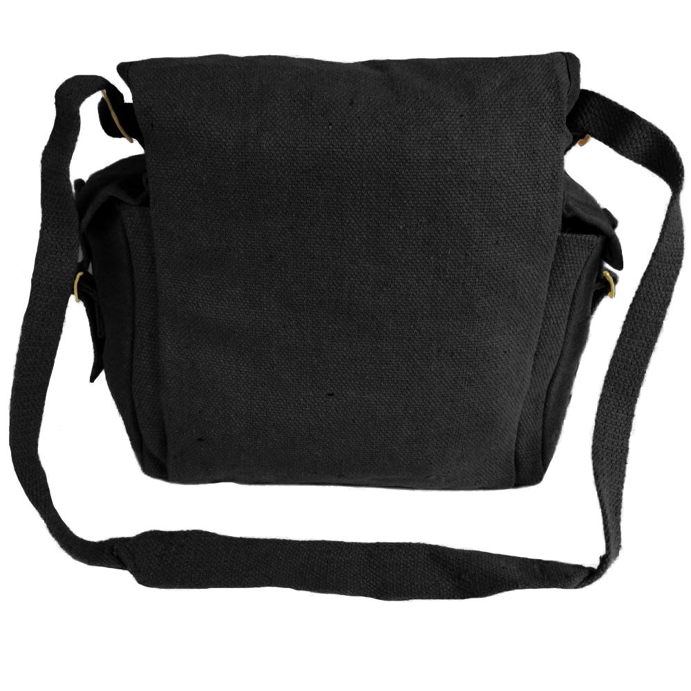 Canvas Haversack - Black - Image 3