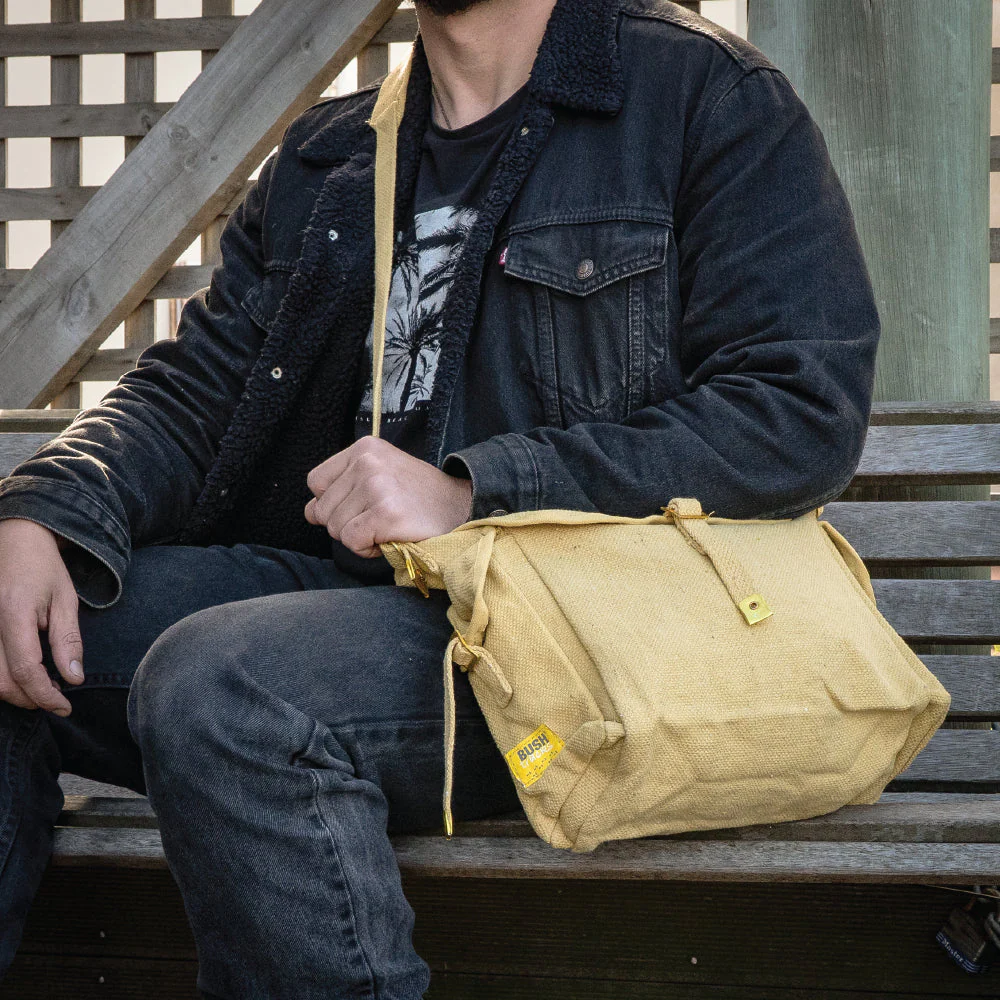 Canvas Haversack - Khaki - Image 7