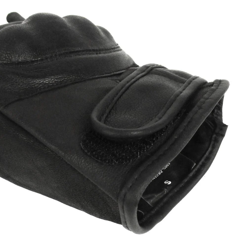 Fingerless Reinforced Leather Gloves - Image 3