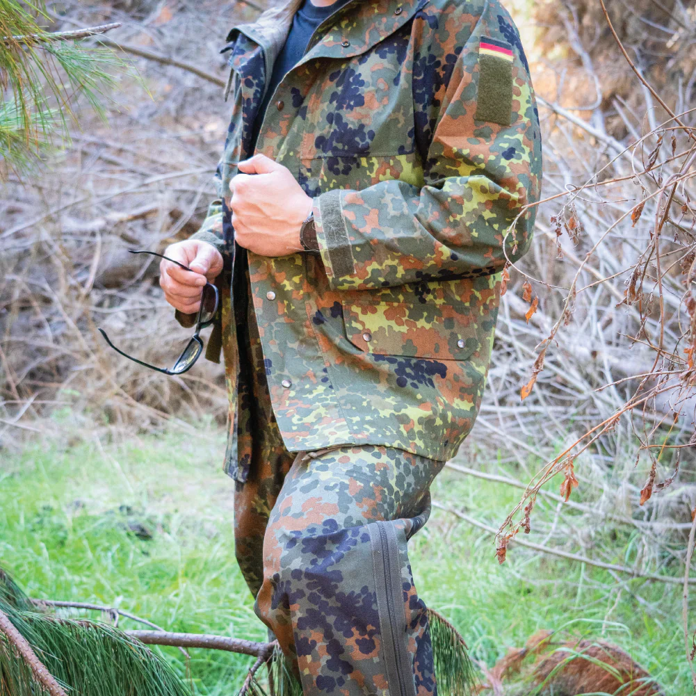 German Army Flecktarn Rain Trousers - Image 11