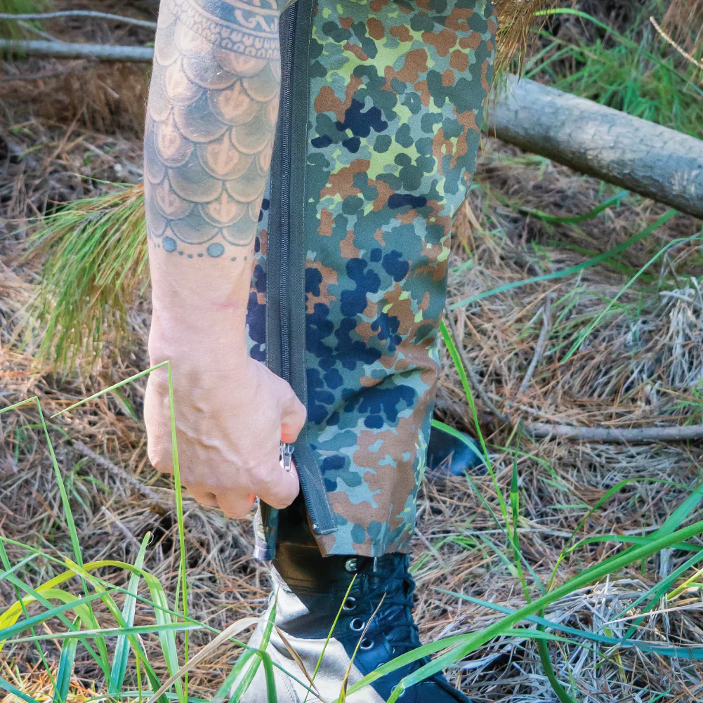German Army Flecktarn Rain Trousers - Image 12