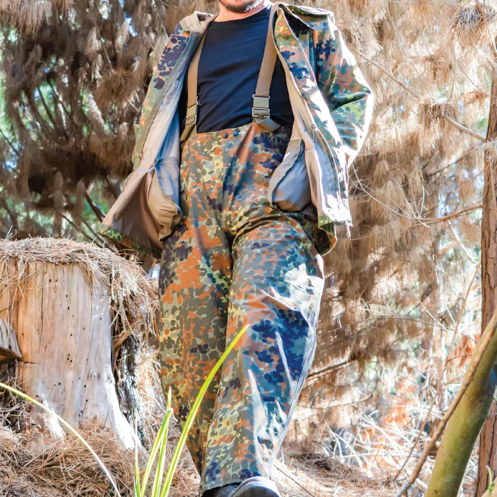 German Army Flecktarn Rain Trousers - Image 6