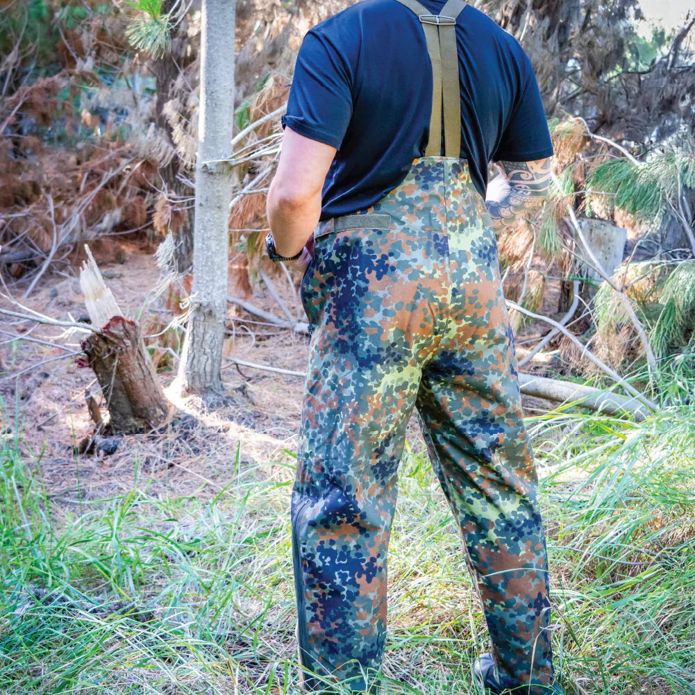 German Army Flecktarn Rain Trousers - Image 8