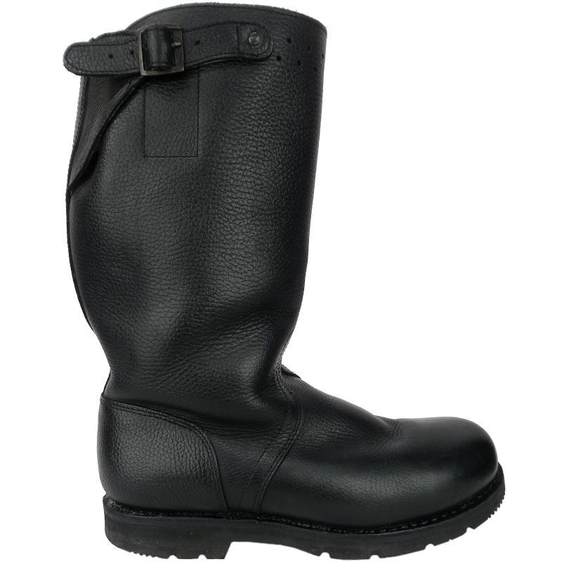German Navy Leather Lined Jackboots - Image 3