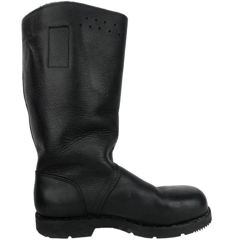 German Navy Leather Lined Jackboots - Image 4