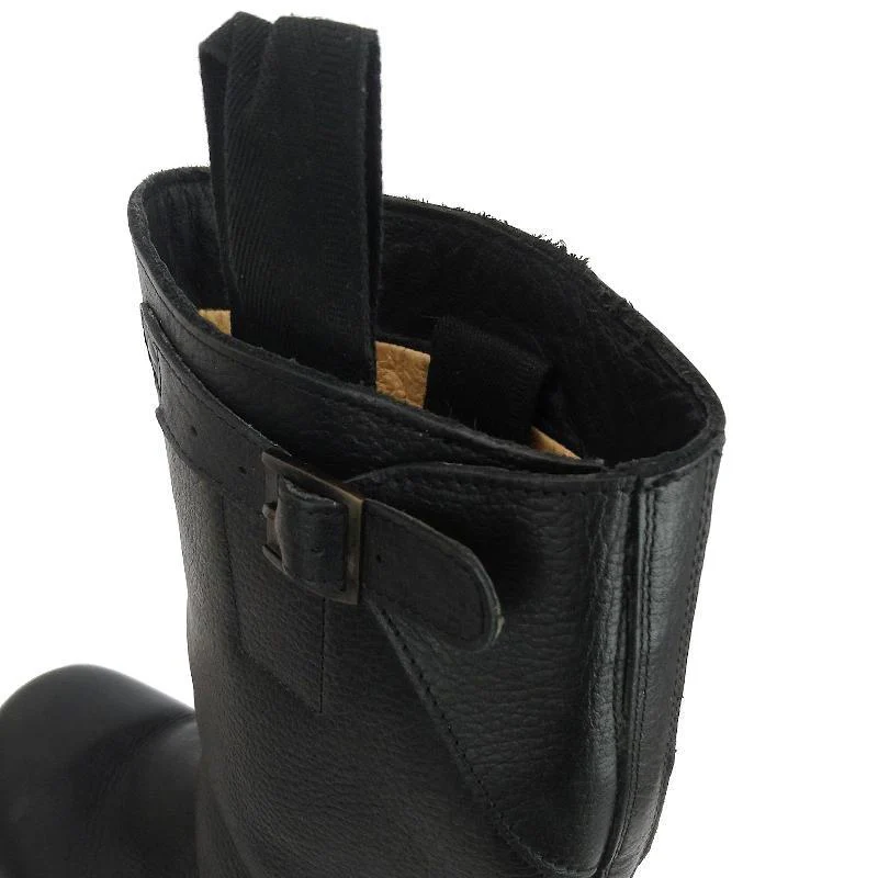 German Navy Leather Lined Jackboots - Image 6