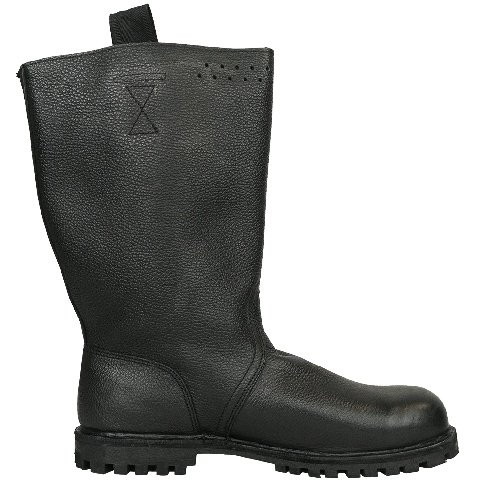 German Navy Leather Lined Jackboots - Resoled - Image 3