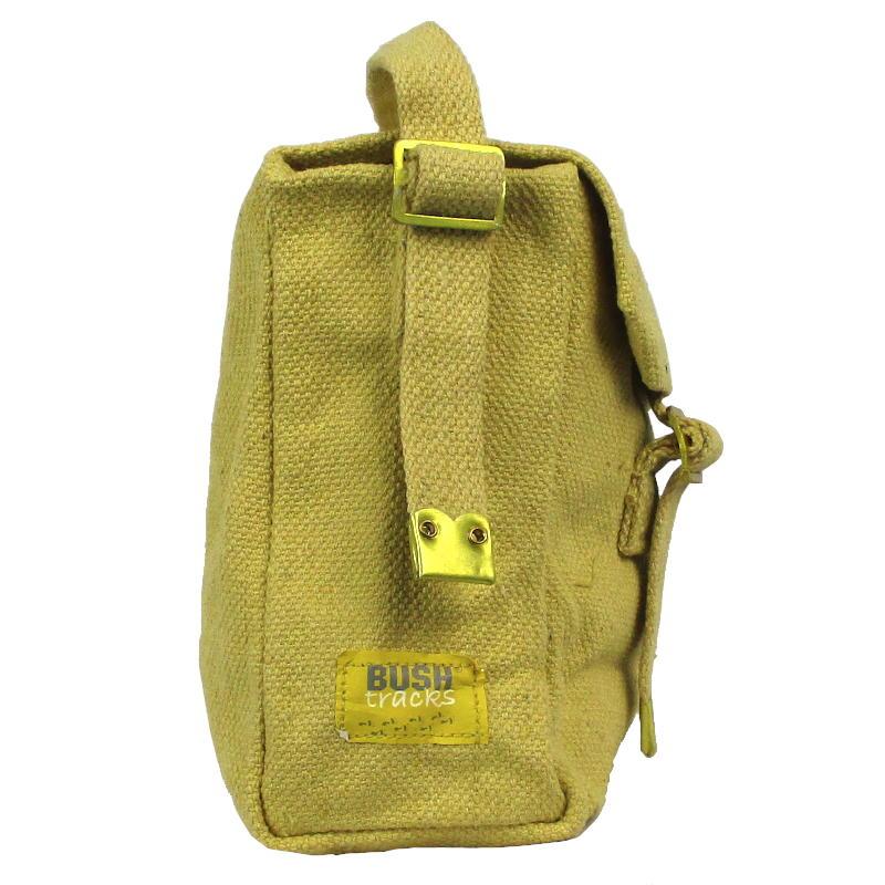 Medium Canvas Haversack - Khaki - Image 3