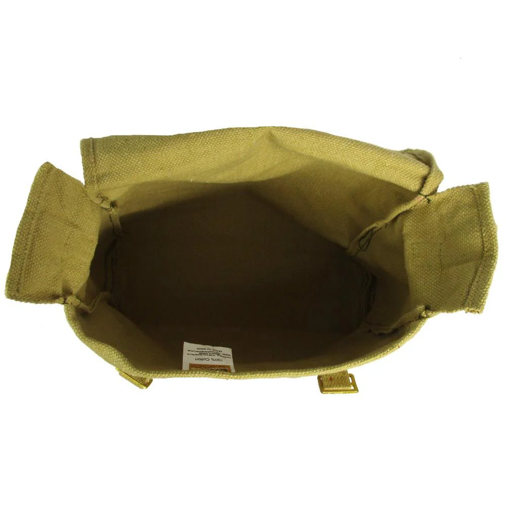 Medium Canvas Haversack - Khaki - Image 6