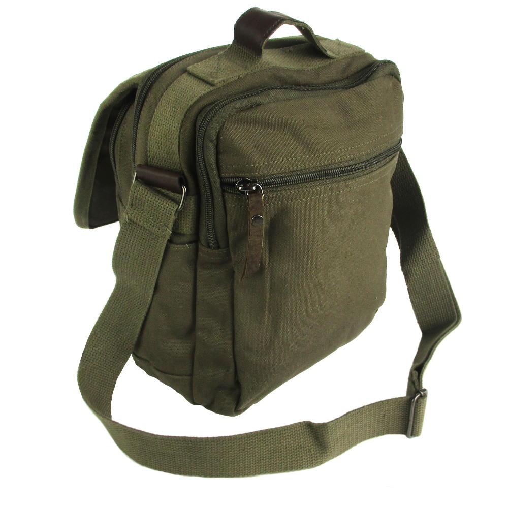 Tactical Canvas Shoulder Bag - Image 3