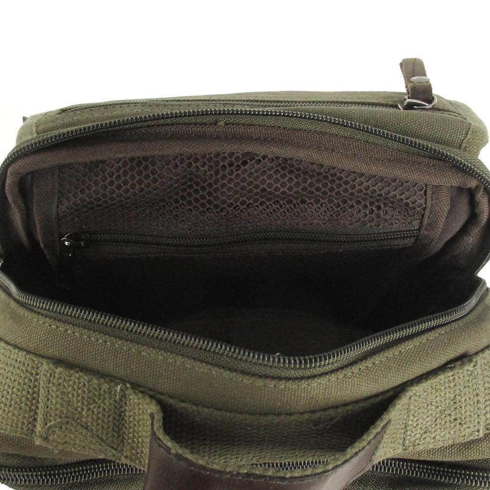 Tactical Canvas Shoulder Bag - Image 4
