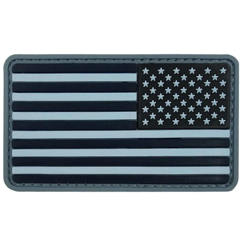 US Flag PVC Patch - Navy - Image 3