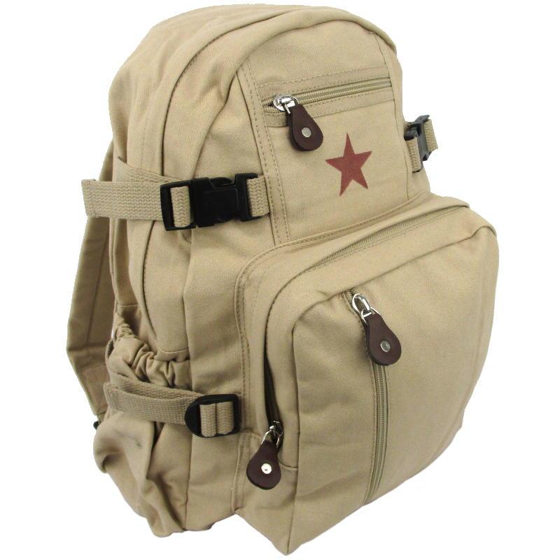 Vintage Canvas Backpack - Image 5