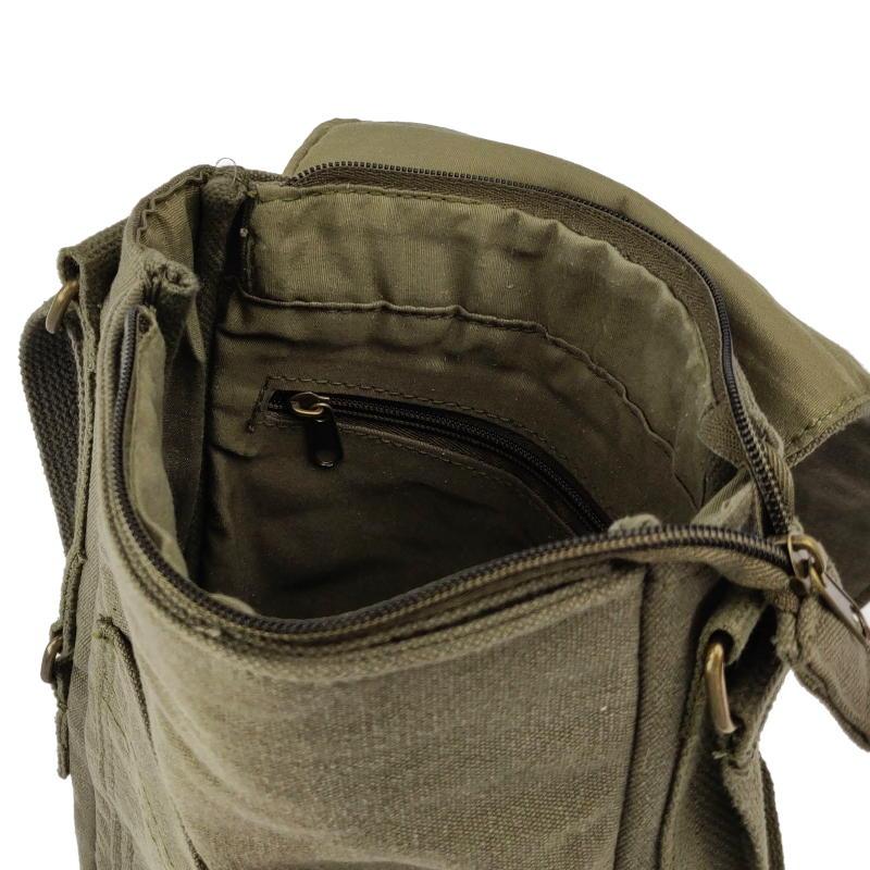Vintage Canvas Military Tech Bag - Image 3